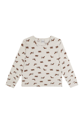 Raccoon Playtime Long Pyjama