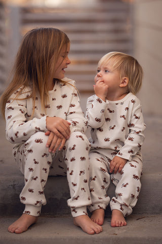 Raccoon Playtime Long Pyjama