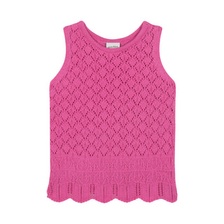 Bright Pink Knit Short Set