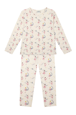 Bale Masalı Uzun Kollu Taytlı Pijama Takımı