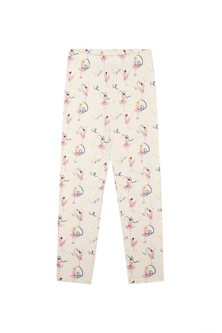 Bale Masalı Uzun Kollu Taytlı Pijama Takımı