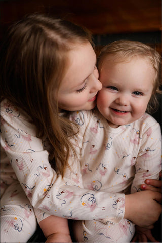 Bale Masalı Uzun Kollu Taytlı Pijama Takımı