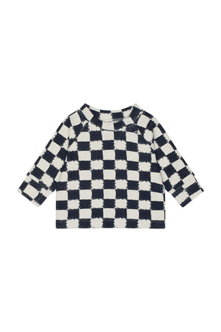 Antrasit Kareler Sweatshirt Pantolon Set