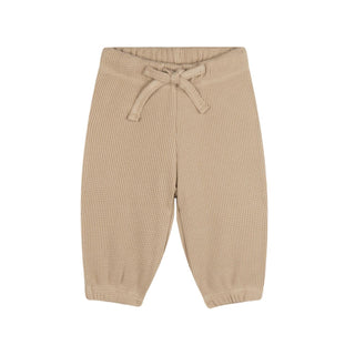 Beige Waffle Pants