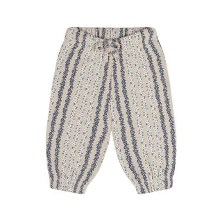 Vertical Flowers Sweatshirt Pants Set