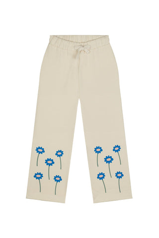 Graphic Flowers Sweatshirt Pants Set
