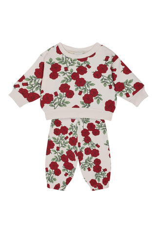 Gül Bahçesi Sweatshirt Pantolon Set