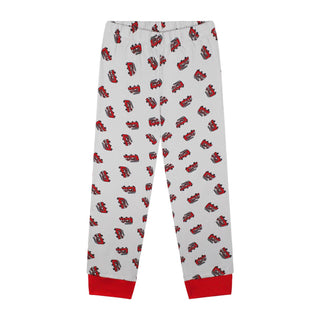 Fire Truck Pyjamawith Red Contrast