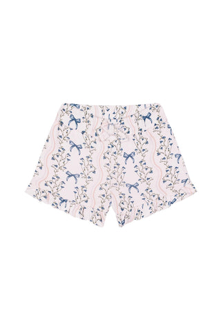 Ribbon Garden Short-Sleeve Tee Shorts Set