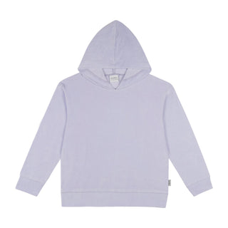 Lilac Velvet Sweatshirt Set