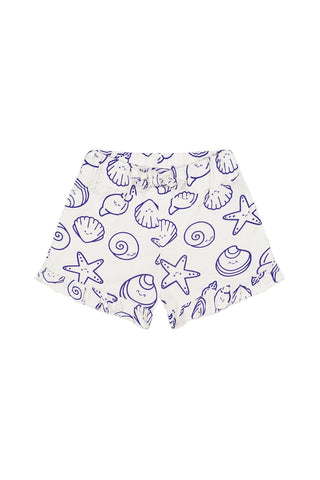 Smiley Sea Friends Short-Sleeve Tee Shorts Set