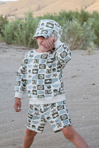 Ocean Life Tiles Short