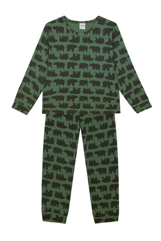 Orman Ayıları Uzun Kollu Pijama Takım
