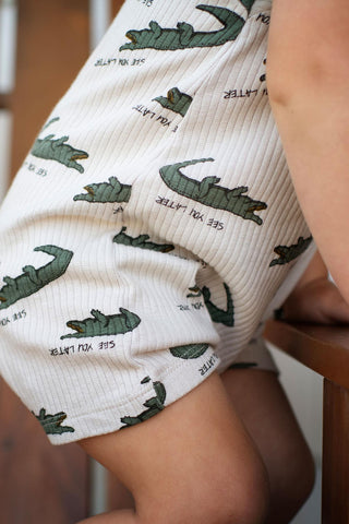 Crocodile Playsuit